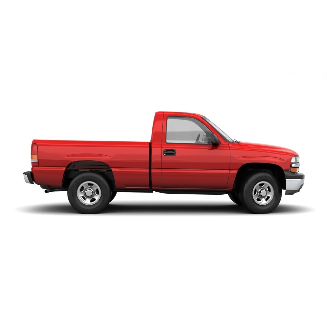 Pickup Truck 3D Model – High Detail 4WD Vehicle, Blender & FBX - View 6