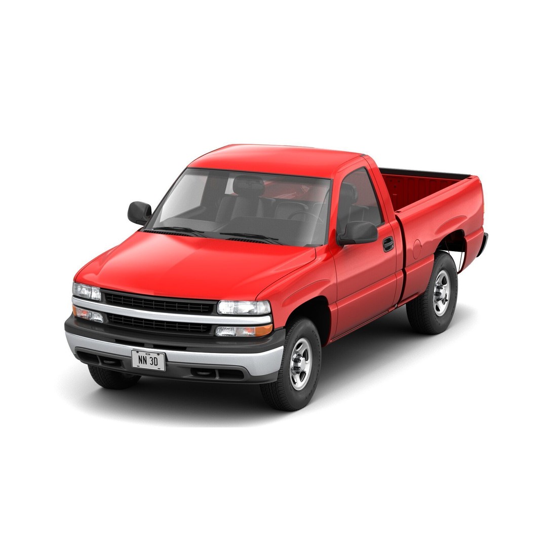 Pickup Truck 3D Model – High Detail 4WD Vehicle, Blender & FBX - View 7