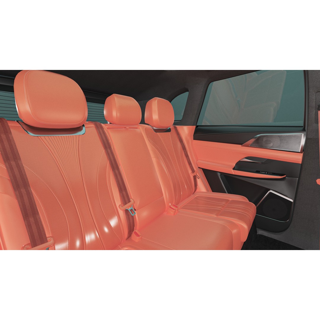 2025 Xpeng G9 3D Model – Detailed SUV with Interior, FBX, Blender - View 13
