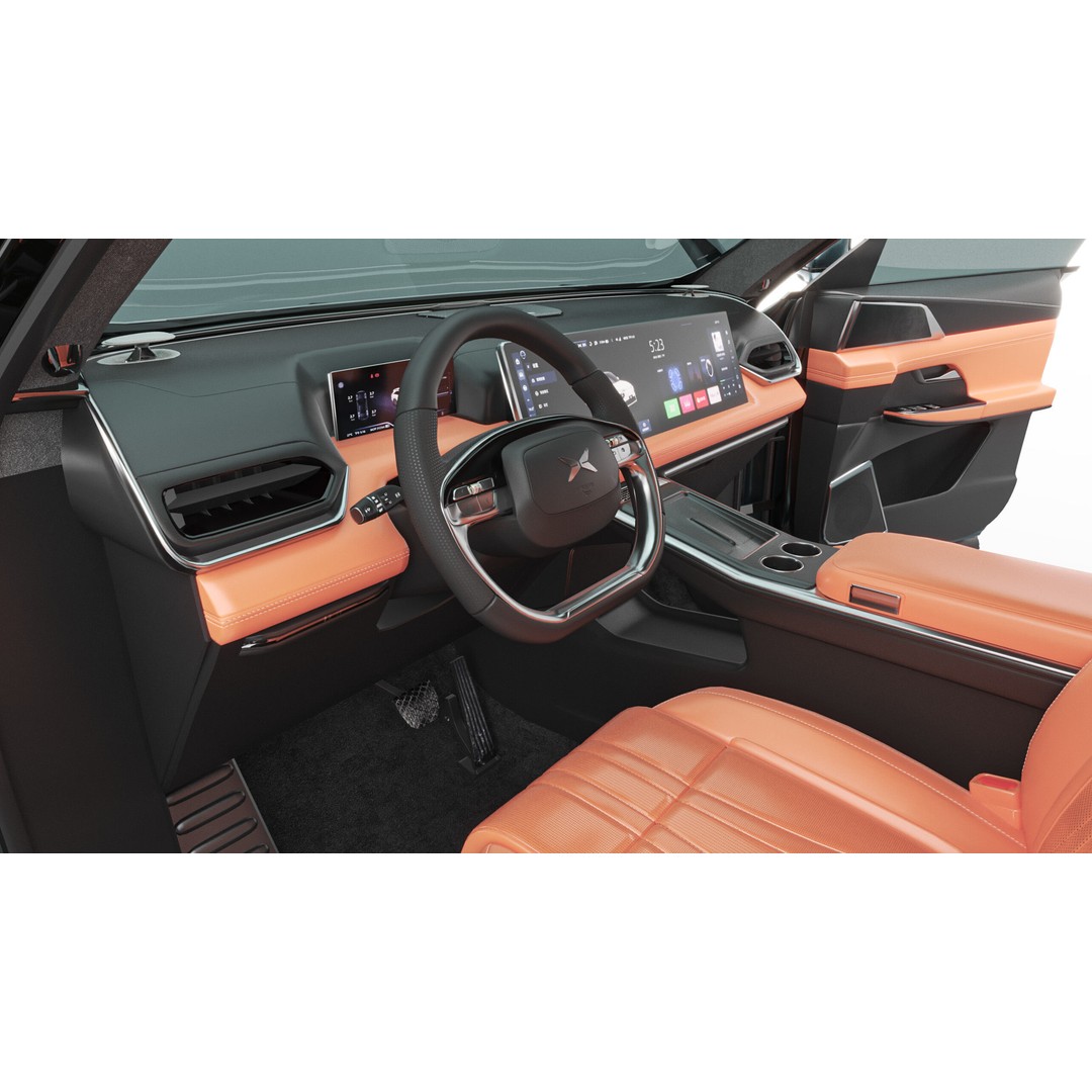 2025 Xpeng G9 3D Model – Detailed SUV with Interior, FBX, Blender - View 16