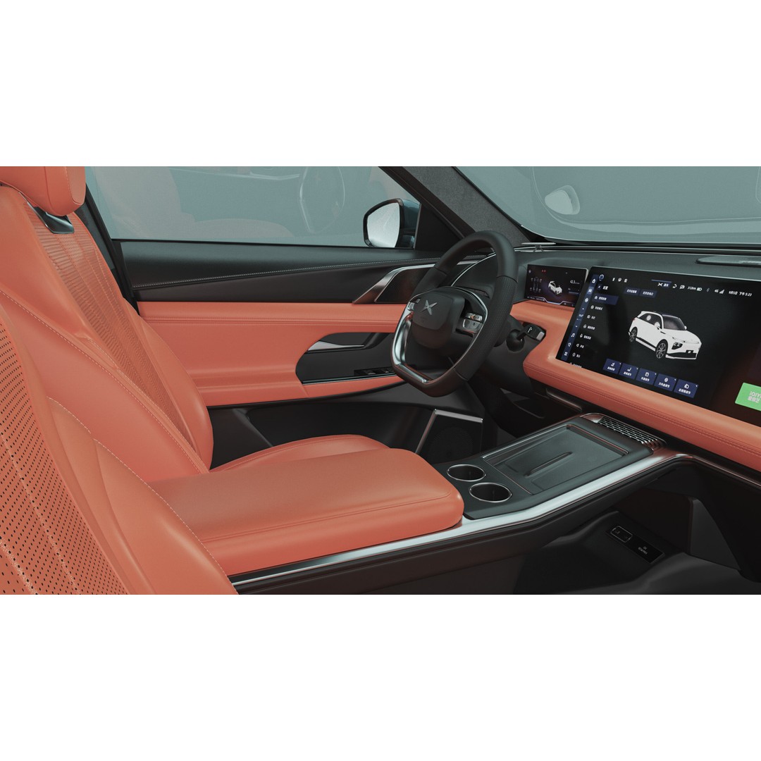 2025 Xpeng G9 3D Model – Detailed SUV with Interior, FBX, Blender - View 17