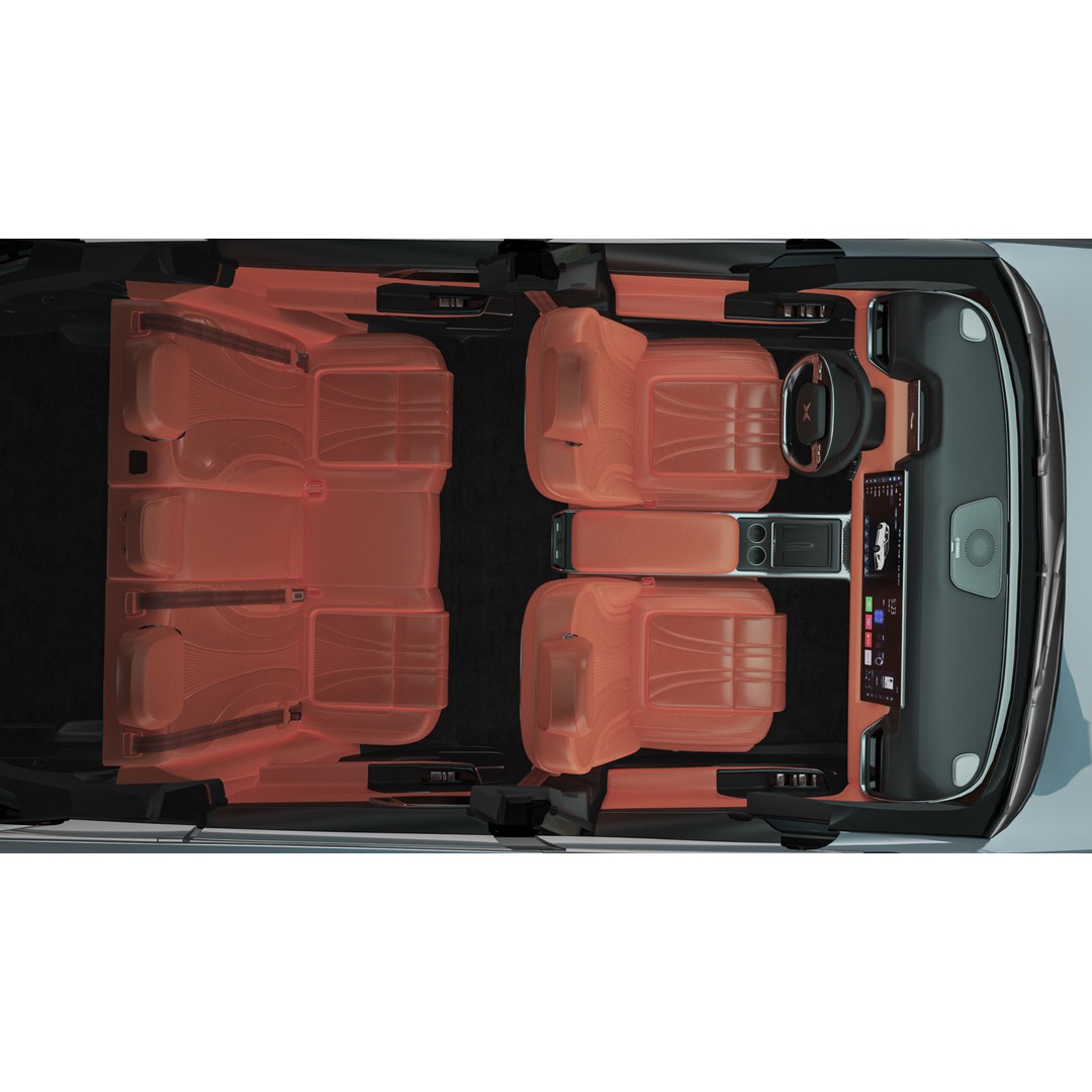 2025 Xpeng G9 3D Model – Detailed SUV with Interior, FBX, Blender - View 18