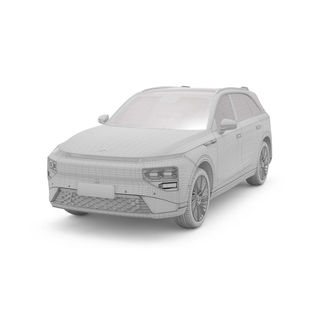 2025 Xpeng G9 3D Model – Detailed SUV with Interior, FBX, Blender - View 19
