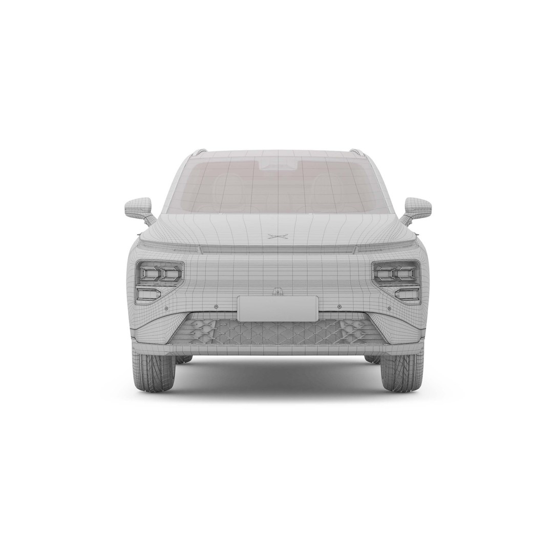 2025 Xpeng G9 3D Model – Detailed SUV with Interior, FBX, Blender - View 21