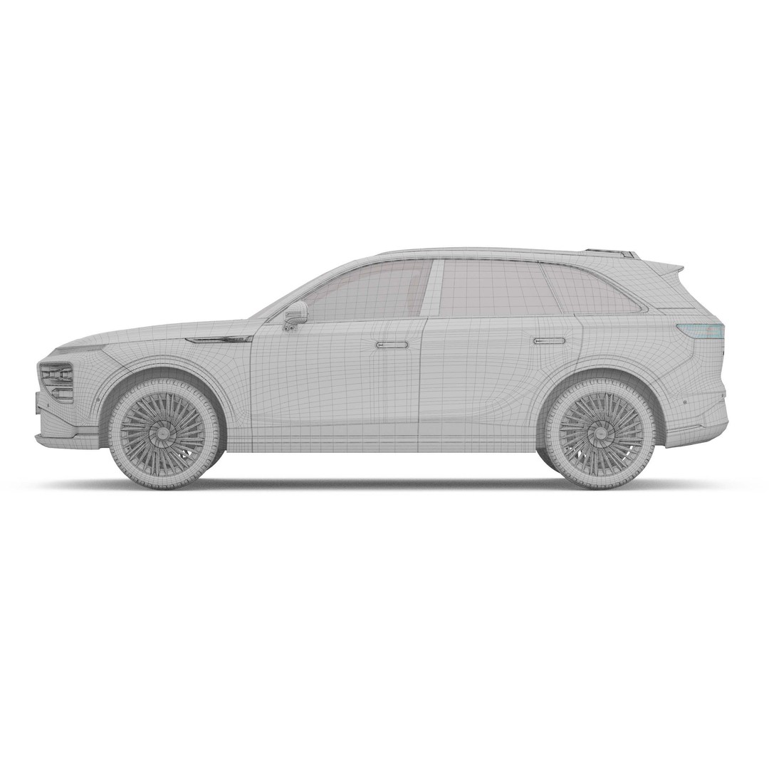 2025 Xpeng G9 3D Model – Detailed SUV with Interior, FBX, Blender - View 22