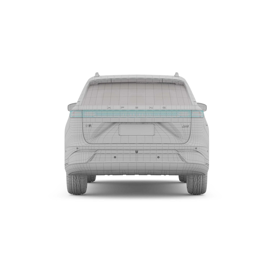 2025 Xpeng G9 3D Model – Detailed SUV with Interior, FBX, Blender - View 23