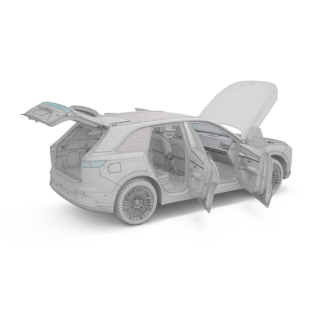 2025 Xpeng G9 3D Model – Detailed SUV with Interior, FBX, Blender - View 25