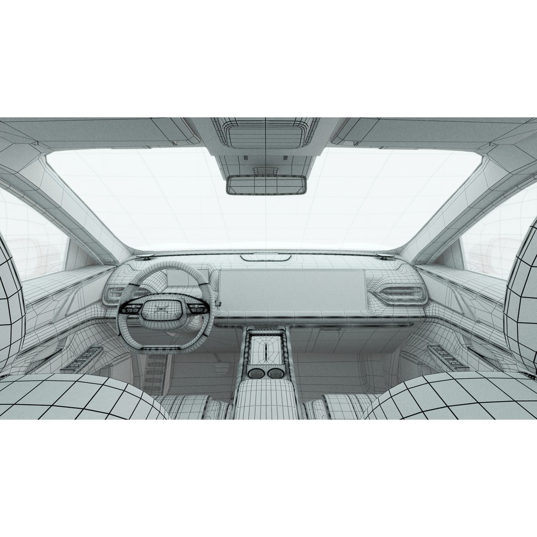 2025 Xpeng G9 3D Model – Detailed SUV with Interior, FBX, Blender - View 26