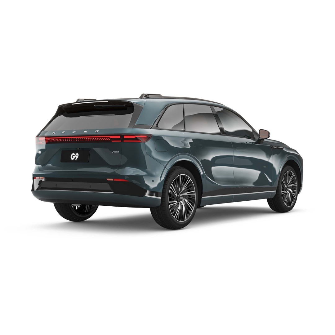 2025 Xpeng G9 3D Model – Detailed SUV with Interior, FBX, Blender - View 3