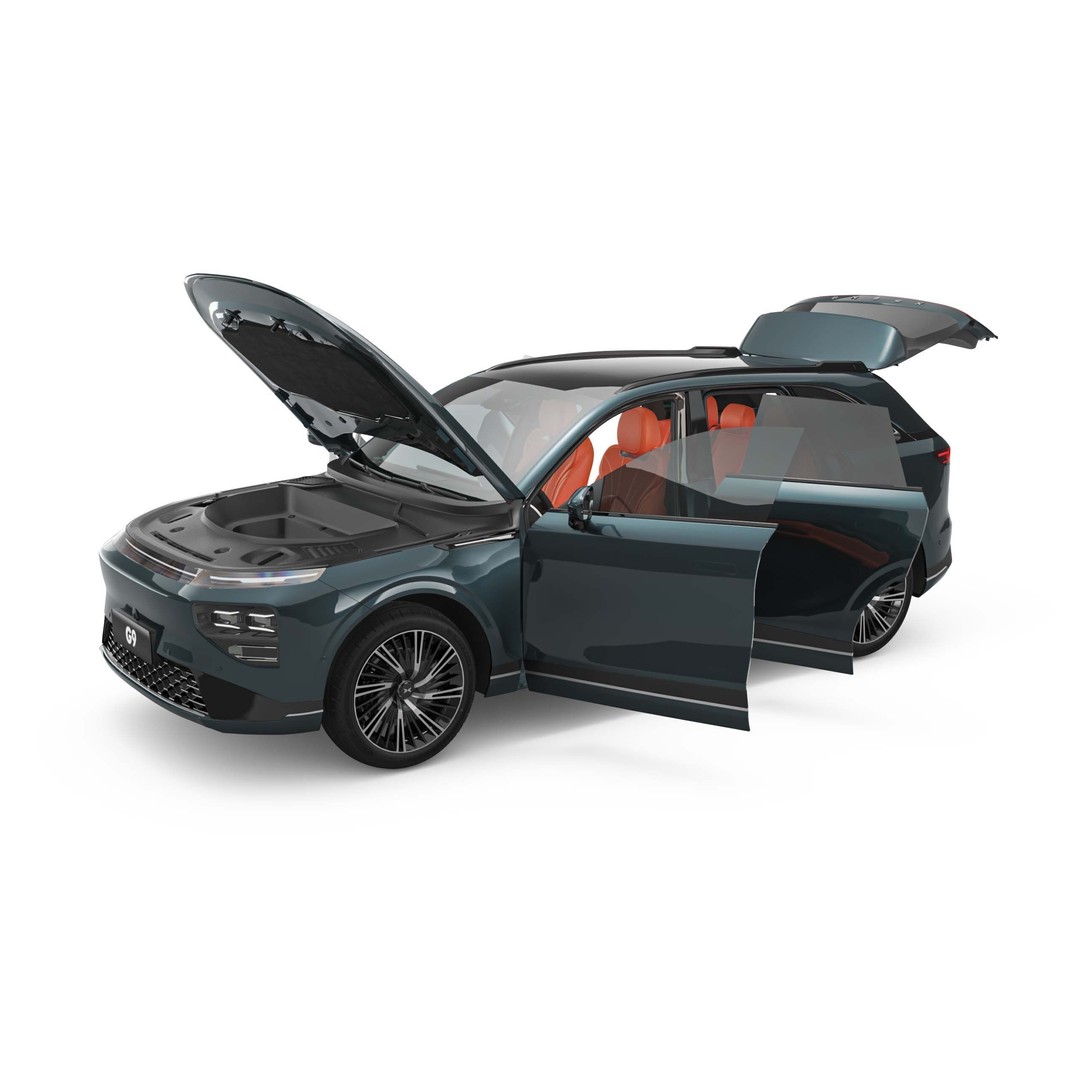 2025 Xpeng G9 3D Model – Detailed SUV with Interior, FBX, Blender - View 9