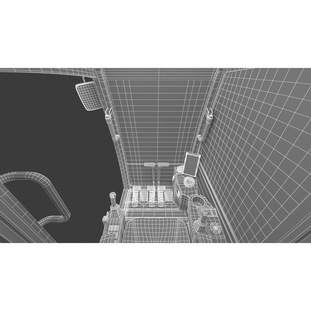 Volvo ECR 235 EL Excavator 3D Model – High Poly Rigged Asset, FBX, OBJ