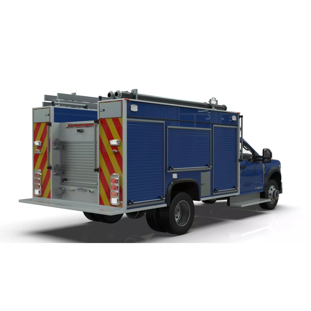 2024 F-600 Fire Truck 3D Model – High Poly Game Asset, FBX, PBR - View 17