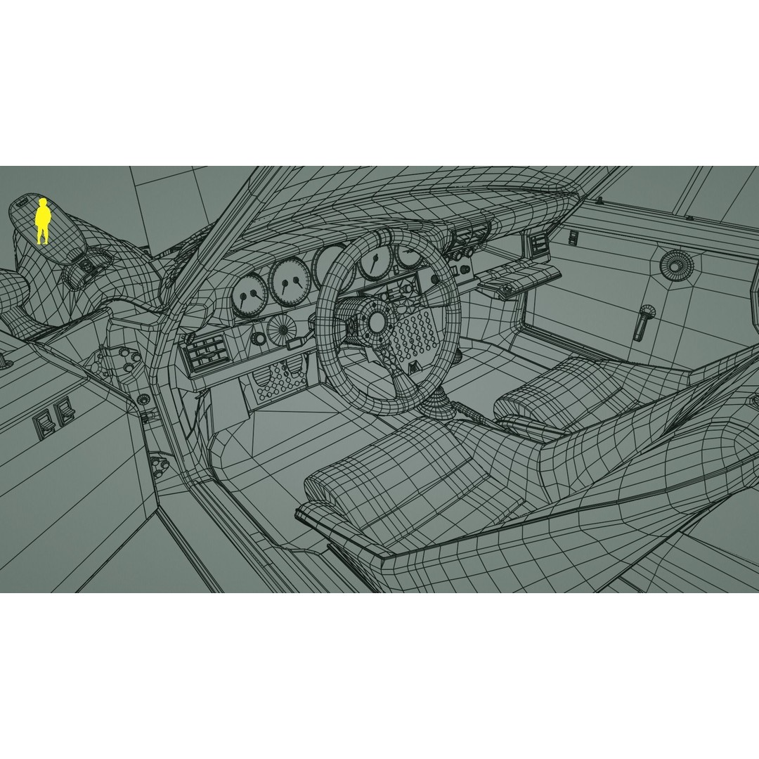 Porsche 911 Targa 3D Model – Low Poly Outlaw Design, Game Ready - View 17