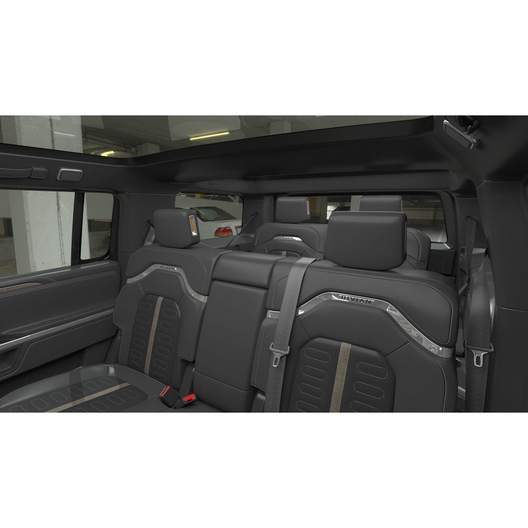 2023 Rivian R1S Quad Motor Red 3D Model – High Poly PBR SUV, FBX, OBJ - View 16