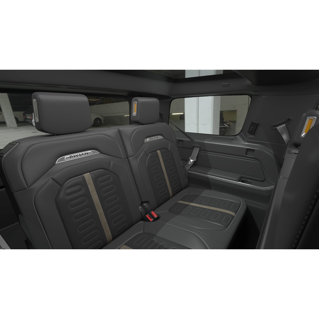 2023 Rivian R1S Quad Motor Red 3D Model – High Poly PBR SUV, FBX, OBJ - View 17