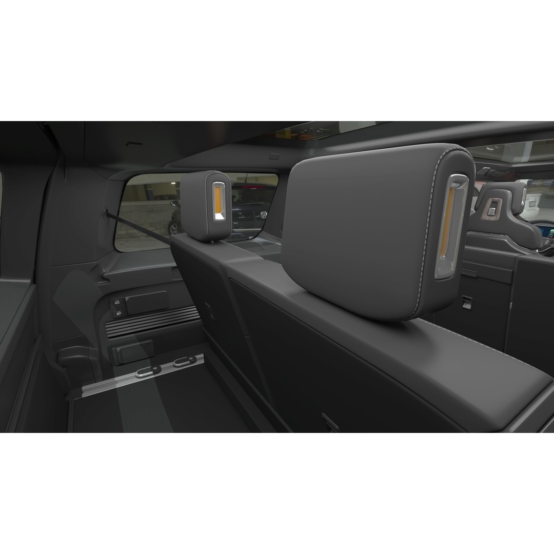 2023 Rivian R1S Quad Motor Red 3D Model – High Poly PBR SUV, FBX, OBJ - View 19