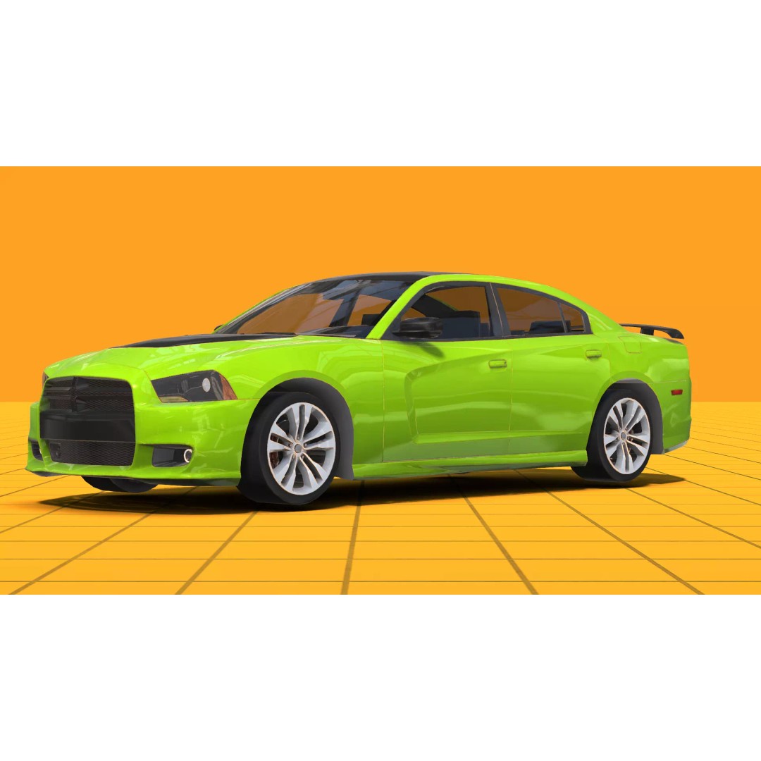 Low Poly Cars Pack 3D Model – Mobile Friendly, Fully Rigged Interiors - View 10