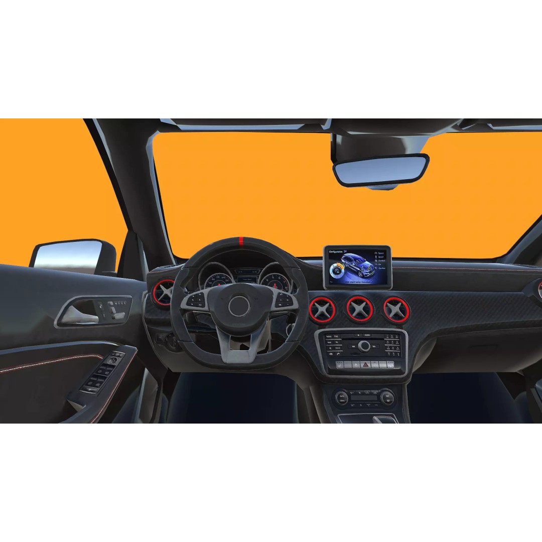Low Poly Cars Pack 3D Model – Mobile Friendly, Fully Rigged Interiors - View 17