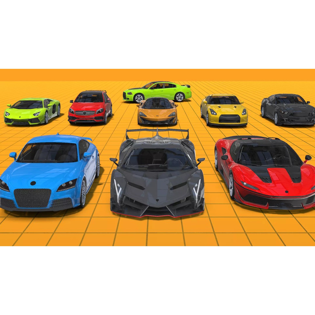 Low Poly Cars Pack 3D Model – Mobile Friendly, Fully Rigged Interiors - View 2