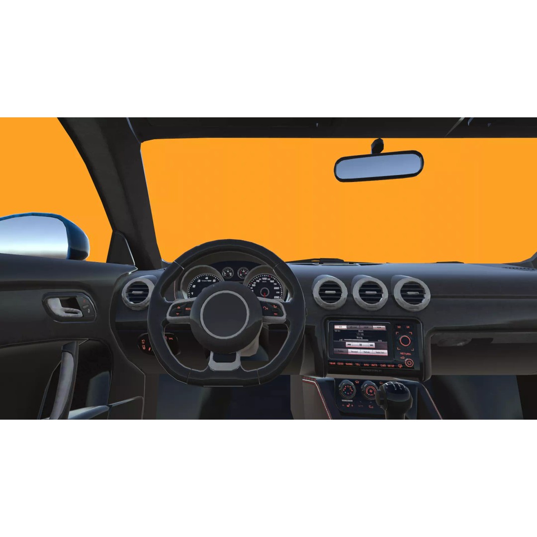 Low Poly Cars Pack 3D Model – Mobile Friendly, Fully Rigged Interiors - View 9