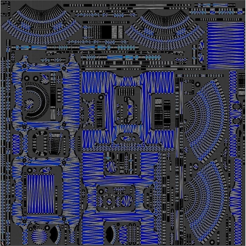 Sci-fi Barrel & Rack - Low-Poly Game-Ready 3D Model - View 36