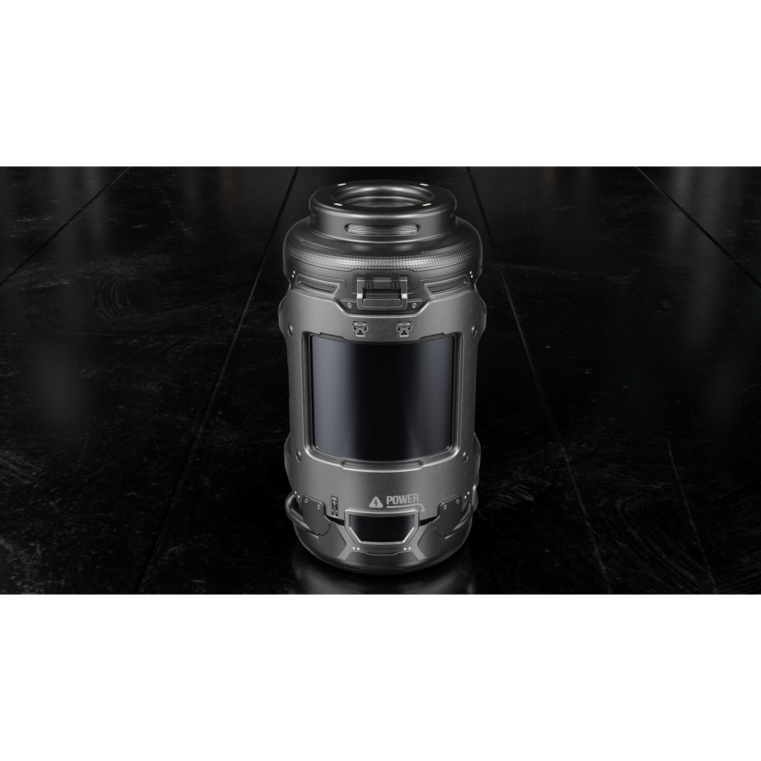 Sci-fi Barrel & Rack - Low-Poly Game-Ready 3D Model - View 9