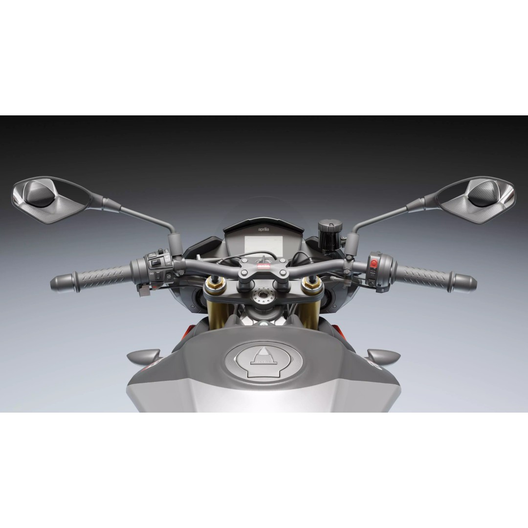Aprilia Tuono V4 1100 Factory 2019 3D Model – Low Poly Rigged Game Asset, FBX - View 13