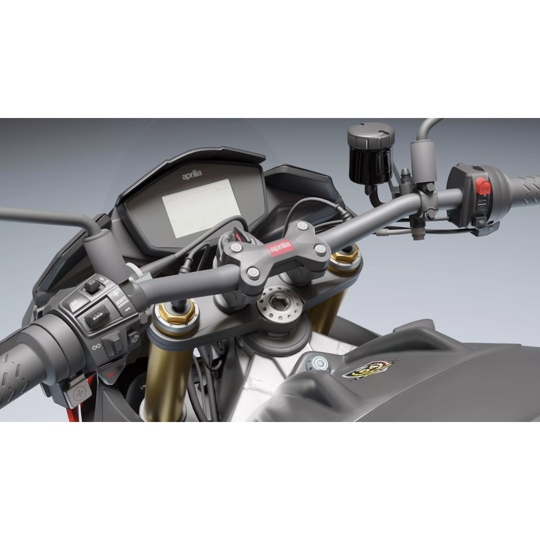 Aprilia Tuono V4 1100 Factory 2019 3D Model – Low Poly Rigged Game Asset, FBX - View 15