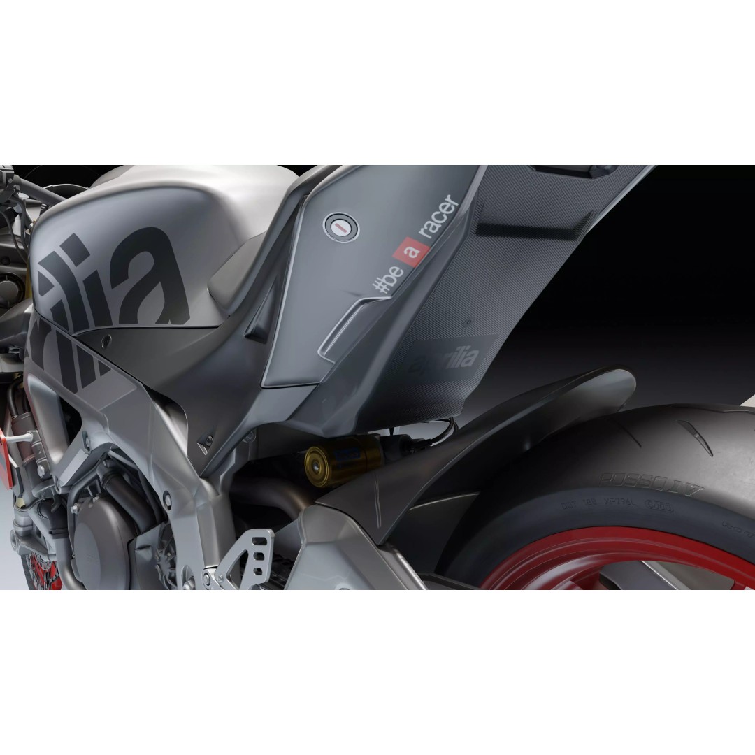 Aprilia Tuono V4 1100 Factory 2019 3D Model – Low Poly Rigged Game Asset, FBX - View 21