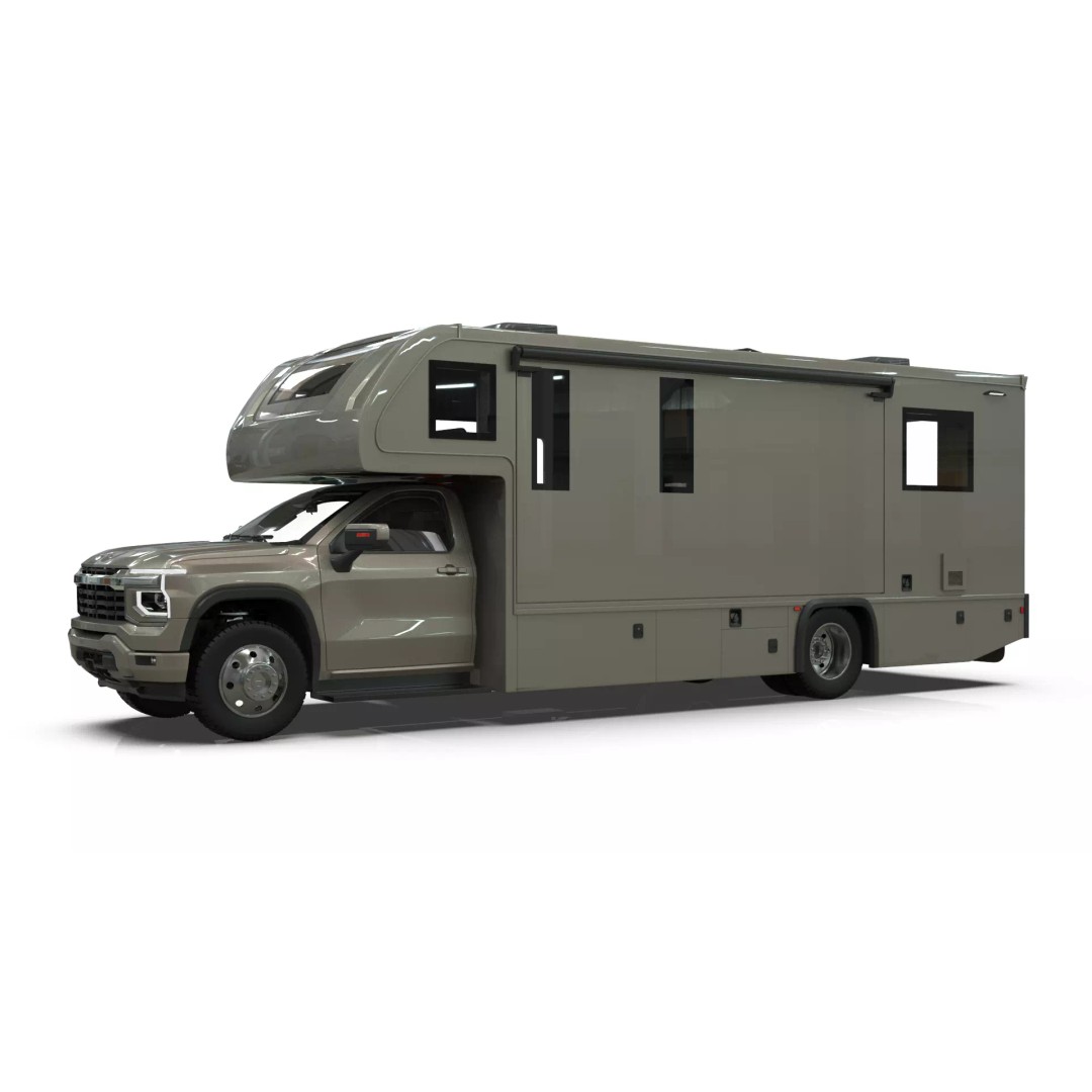 2027 Silverado 3D Model – Luxury Dynamax Isata 6 Camper, Blender - View 10