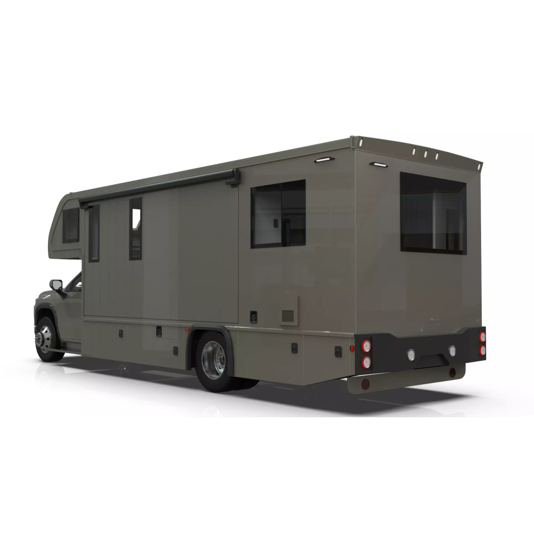 2027 Silverado 3D Model – Luxury Dynamax Isata 6 Camper, Blender - View 11