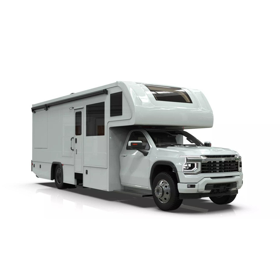 2027 Silverado 3D Model – Luxury Dynamax Isata 6 Camper, Blender - View 12