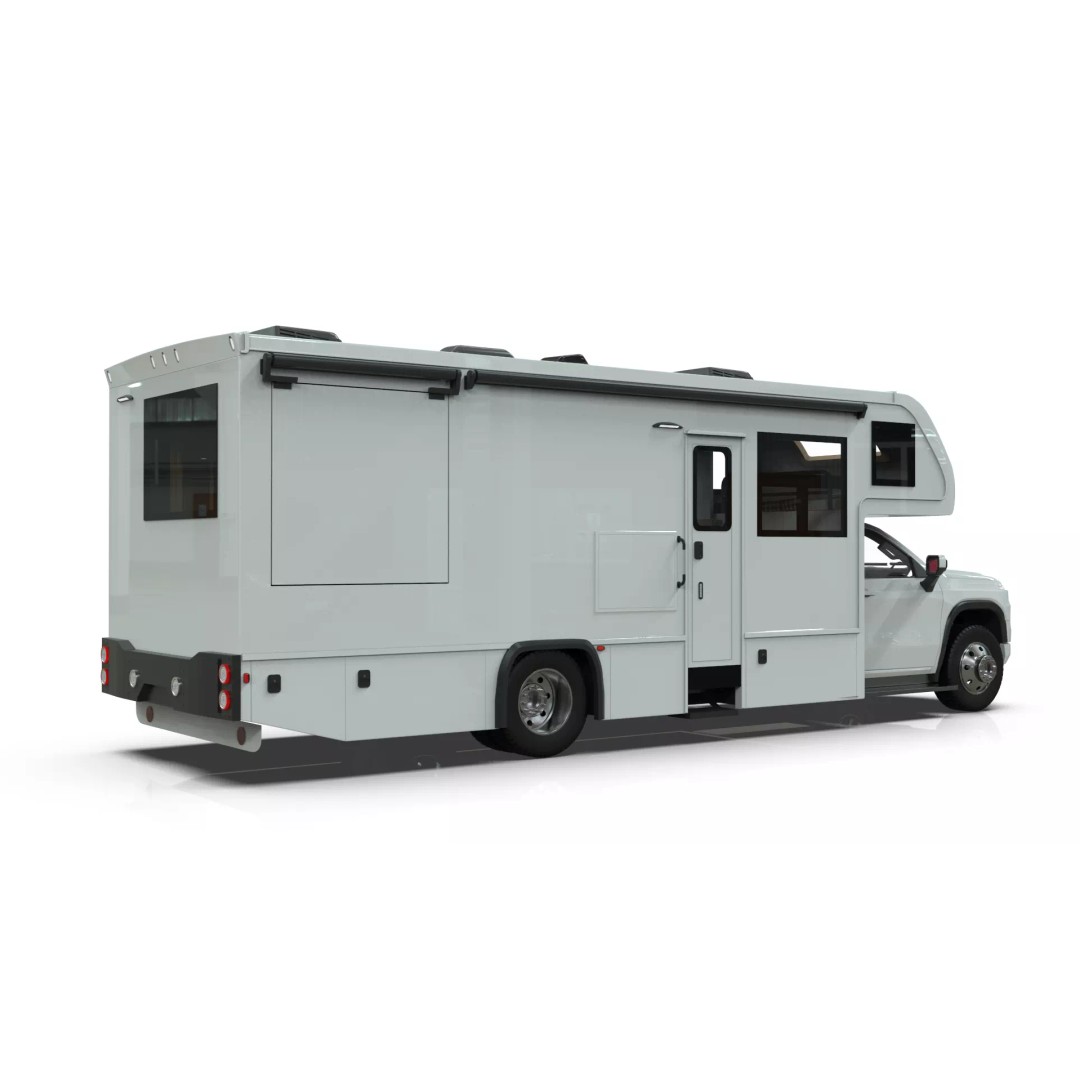 2027 Silverado 3D Model – Luxury Dynamax Isata 6 Camper, Blender - View 14