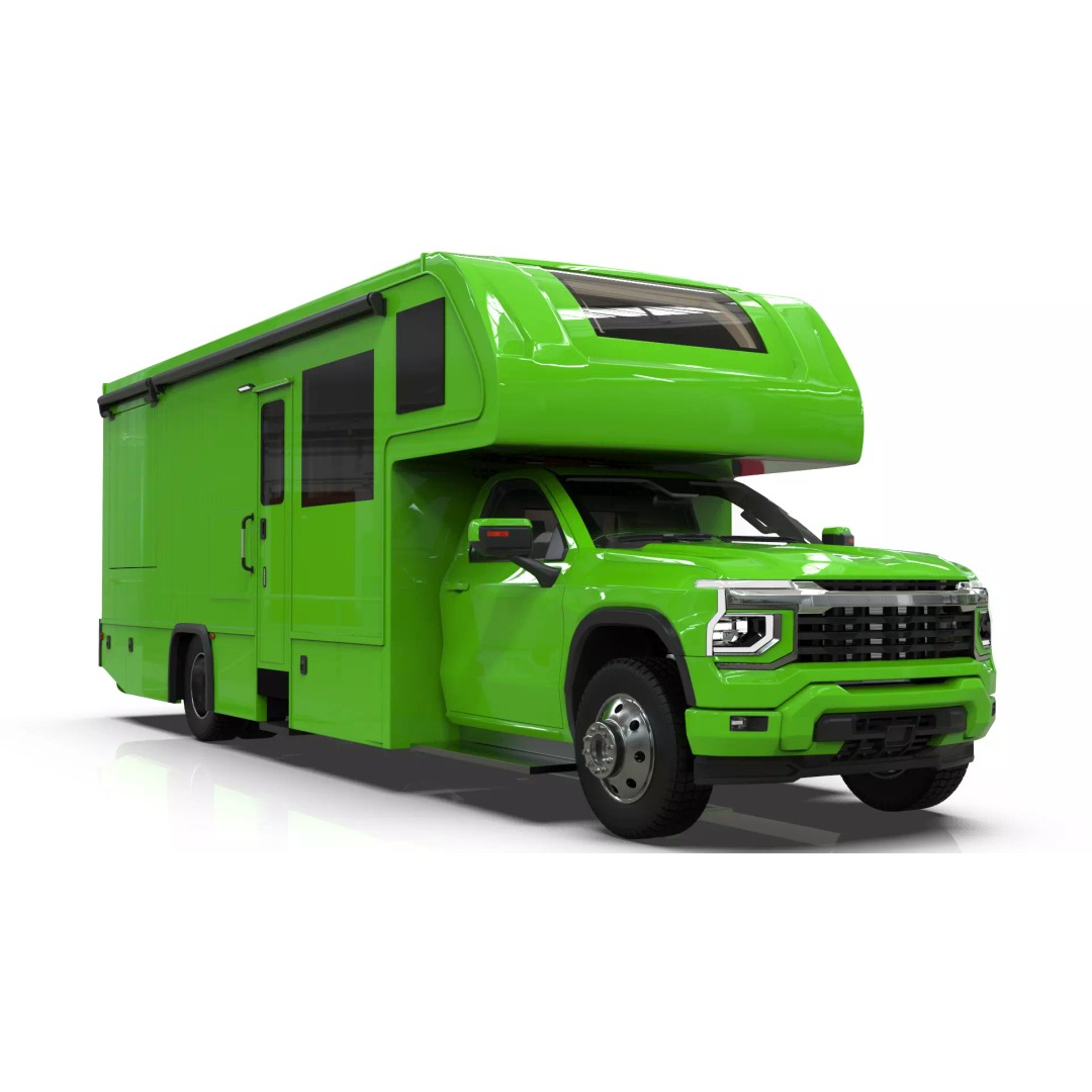 2027 Silverado 3D Model – Luxury Dynamax Isata 6 Camper, Blender - View 19