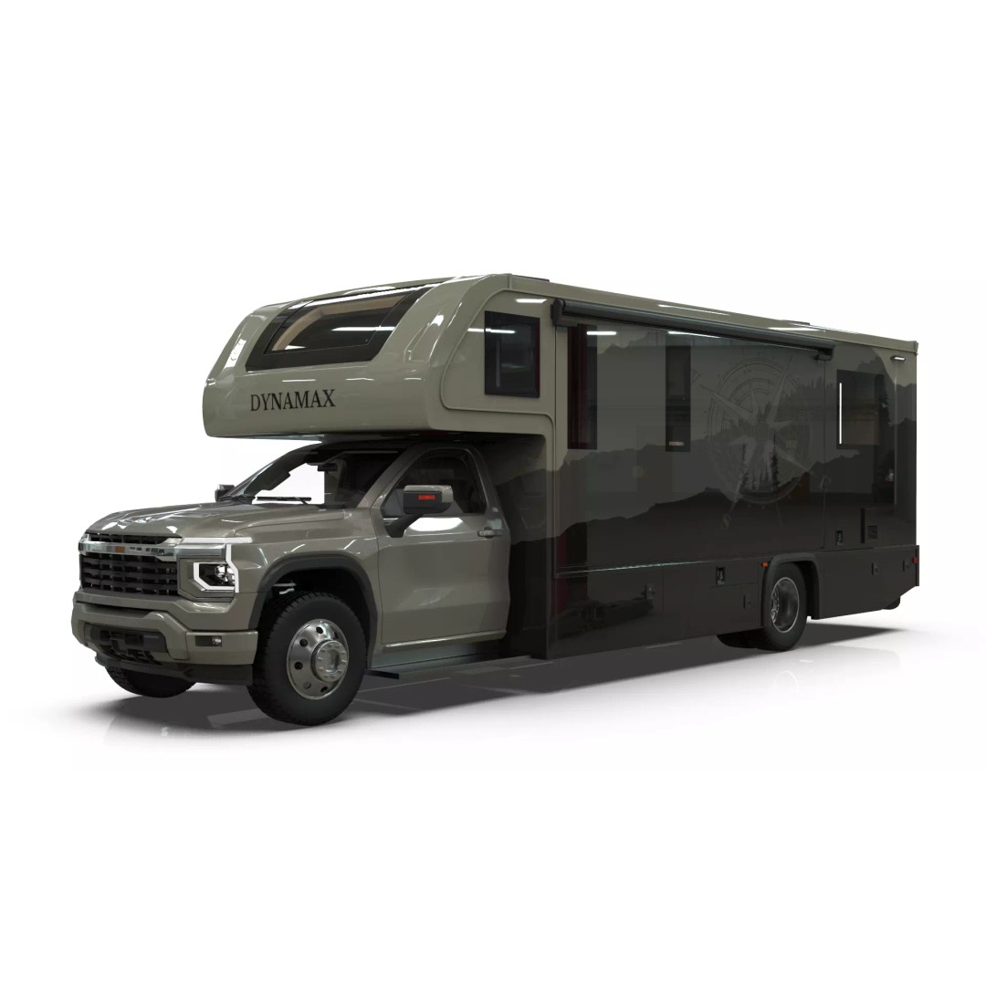 2027 Silverado 3D Model – Luxury Dynamax Isata 6 Camper, Blender - View 2