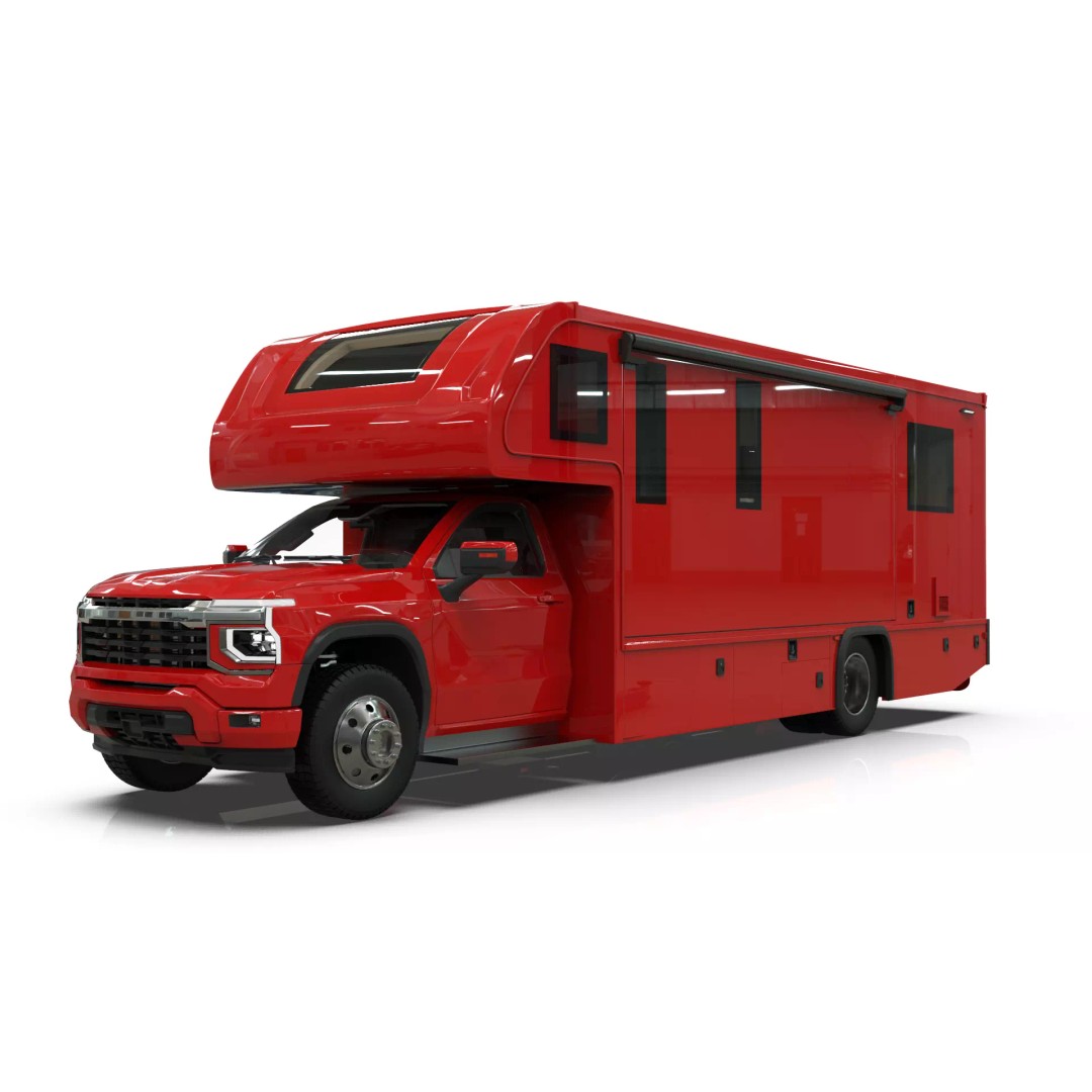2027 Silverado 3D Model – Luxury Dynamax Isata 6 Camper, Blender - View 22