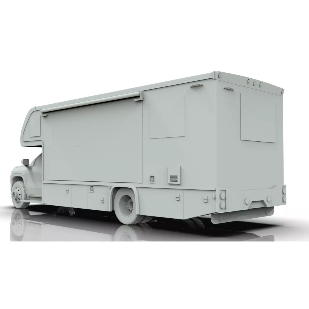 2027 Silverado 3D Model – Luxury Dynamax Isata 6 Camper, Blender - View 24