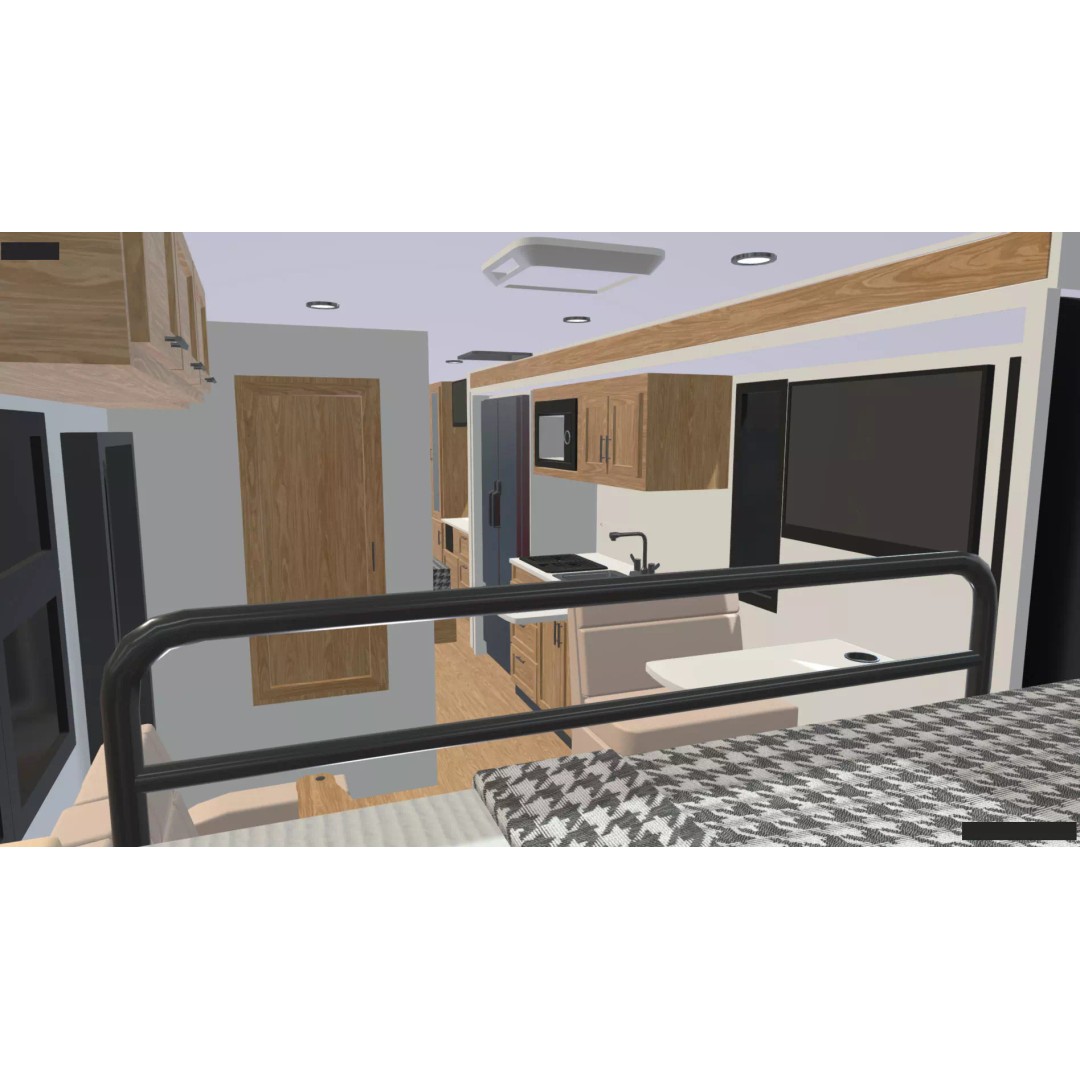 2027 Silverado 3D Model – Luxury Dynamax Isata 6 Camper, Blender - View 37