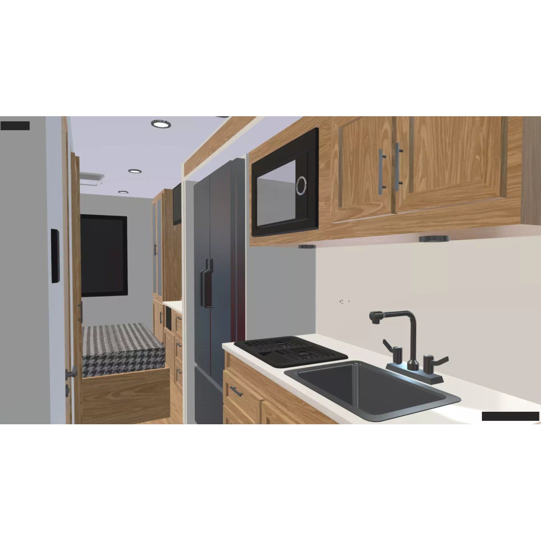 2027 Silverado 3D Model – Luxury Dynamax Isata 6 Camper, Blender - View 39