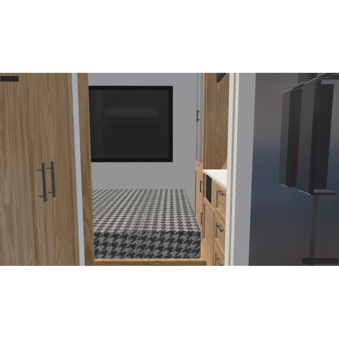 2027 Silverado 3D Model – Luxury Dynamax Isata 6 Camper, Blender - View 40