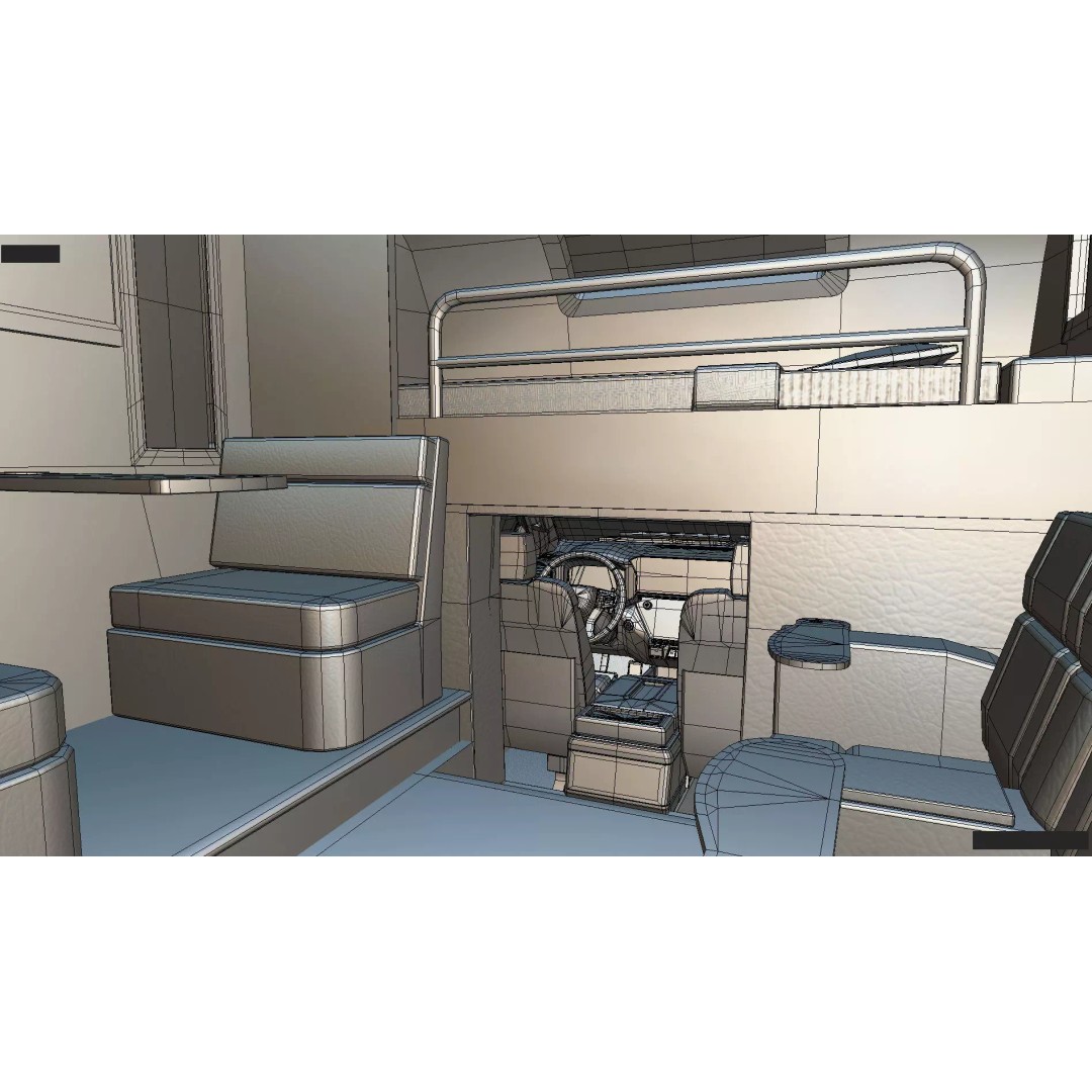 2027 Silverado 3D Model – Luxury Dynamax Isata 6 Camper, Blender - View 54