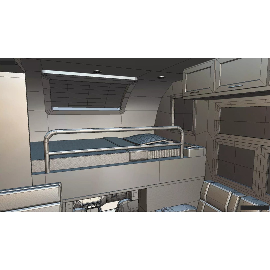 2027 Silverado 3D Model – Luxury Dynamax Isata 6 Camper, Blender - View 55