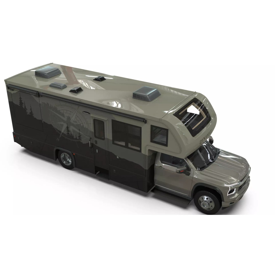 2027 Silverado 3D Model – Luxury Dynamax Isata 6 Camper, Blender - View 6