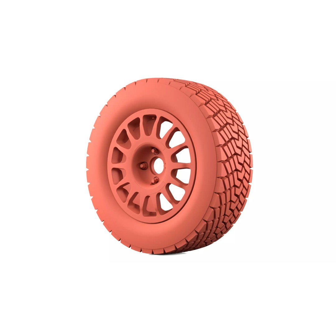 Offroad Car Wheel 3D Model – PBR Textured, Game Ready, FBX - View 13