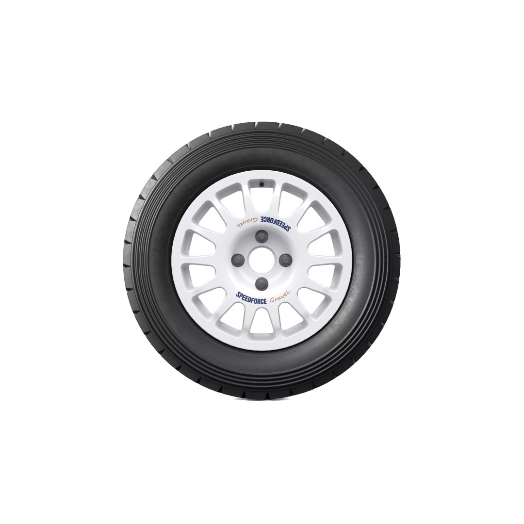 Offroad Car Wheel 3D Model – PBR Textured, Game Ready, FBX - View 3