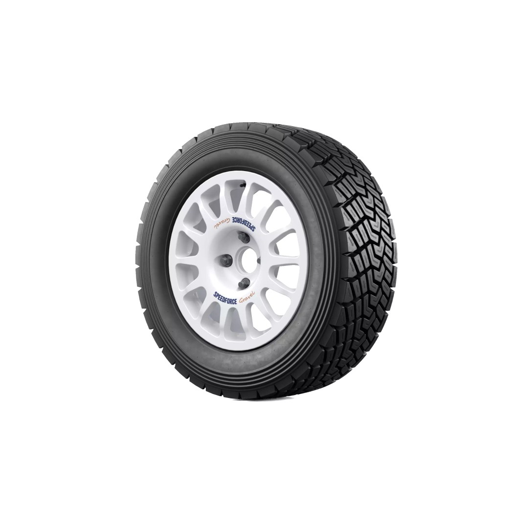 Offroad Car Wheel 3D Model – PBR Textured, Game Ready, FBX - View 4