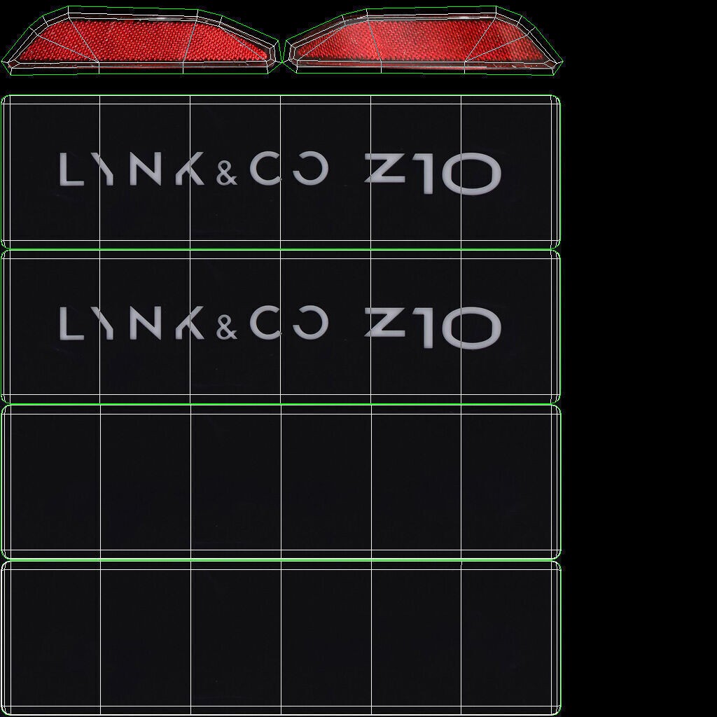 Lynk & Co Z10 3D Model – Low Poly Electric Sedan, FBX & OBJ Formats