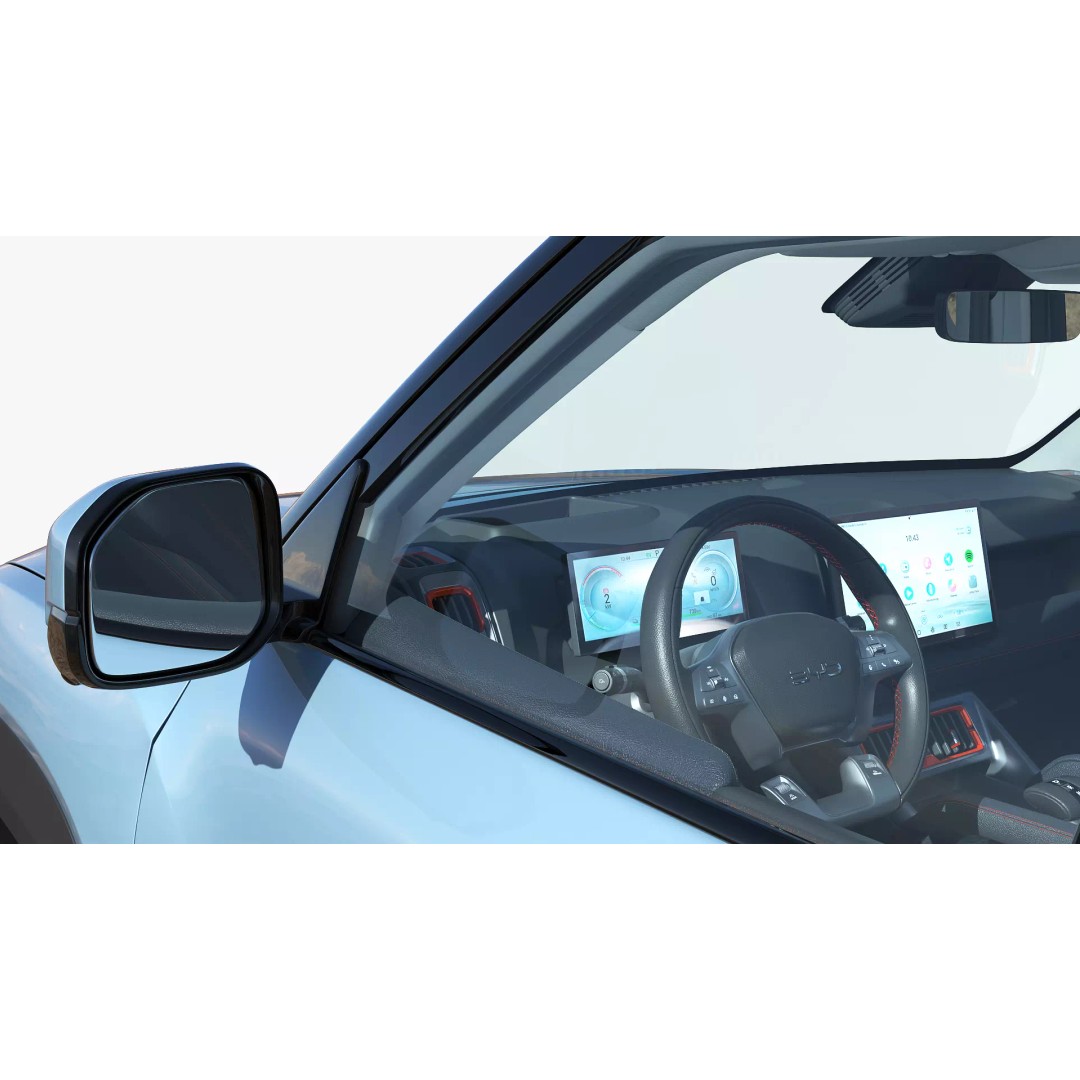 2026 BYD Shark 6 Pickup 3D Model – Game-Ready PBR Vehicle, FBX, OBJ - View 10