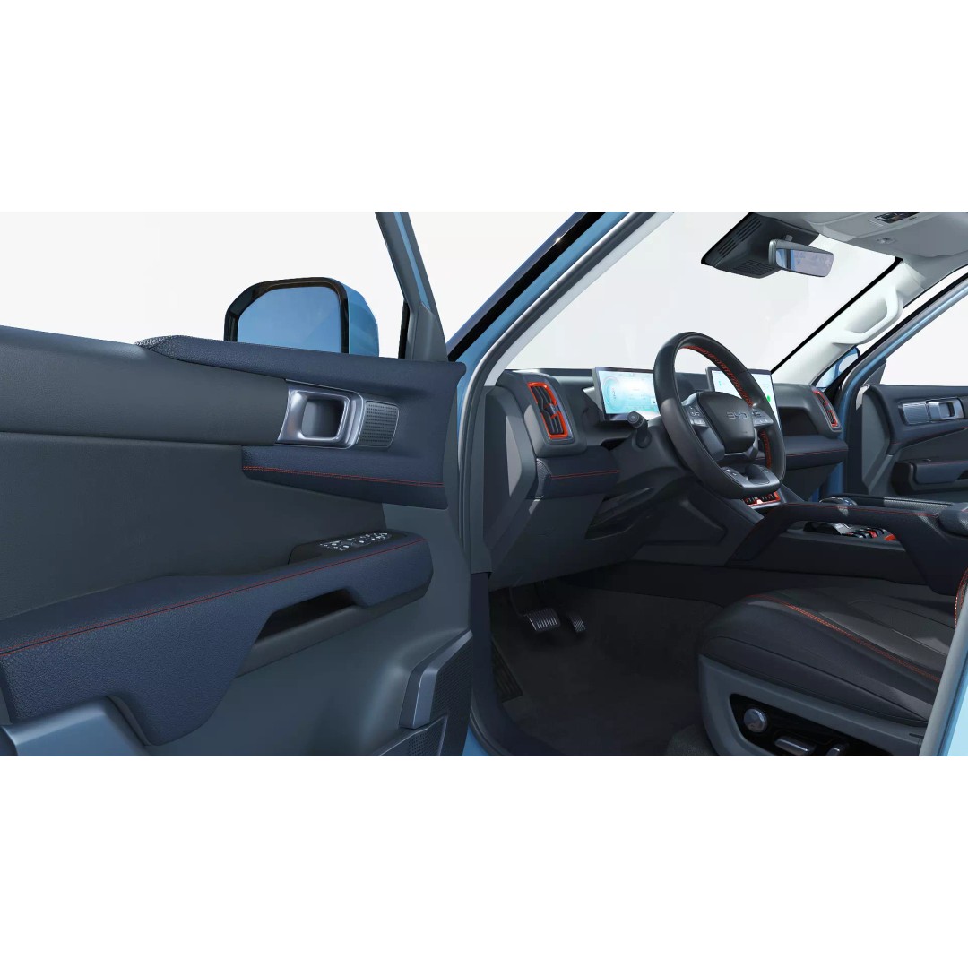 2026 BYD Shark 6 Pickup 3D Model – Game-Ready PBR Vehicle, FBX, OBJ - View 11