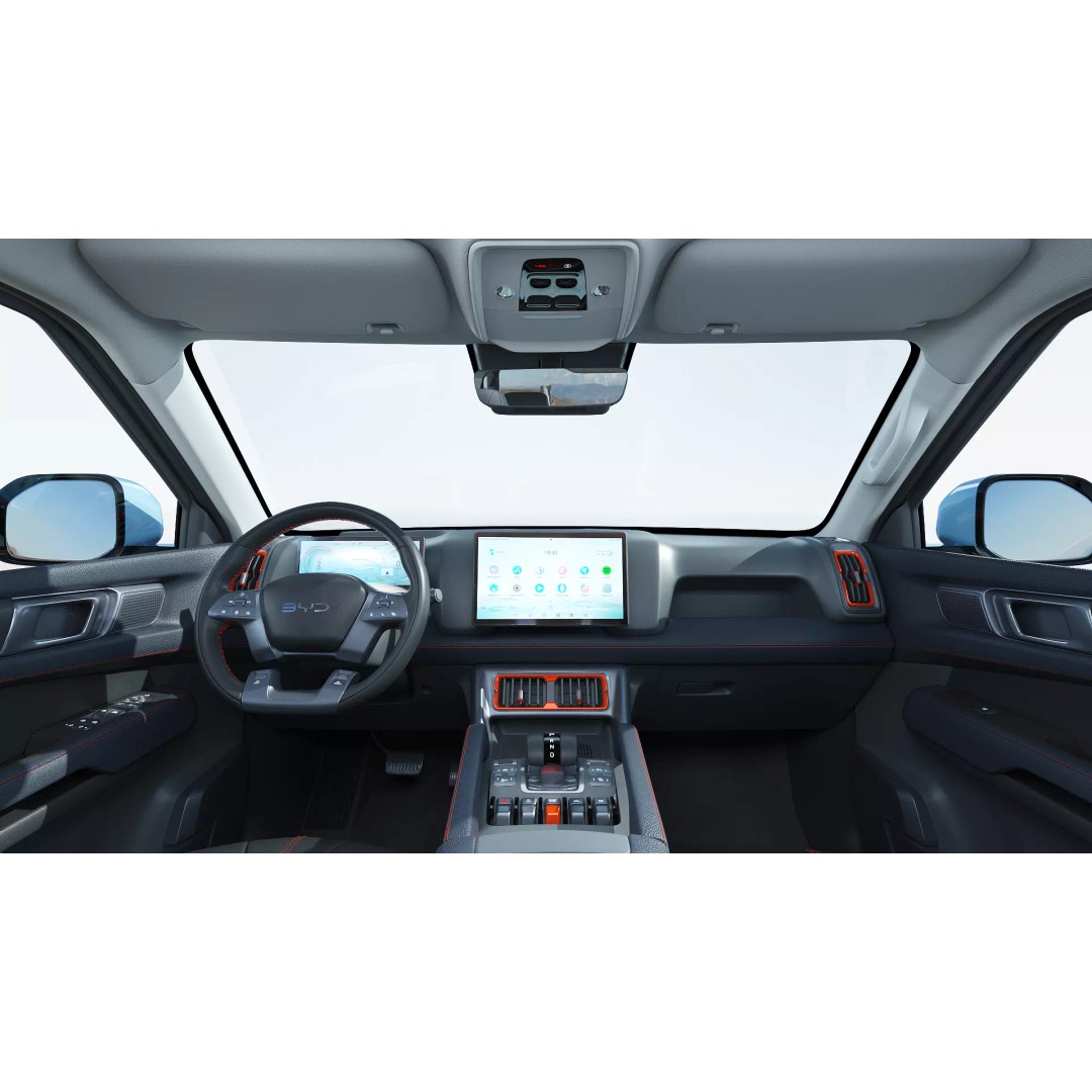 2026 BYD Shark 6 Pickup 3D Model – Game-Ready PBR Vehicle, FBX, OBJ - View 12